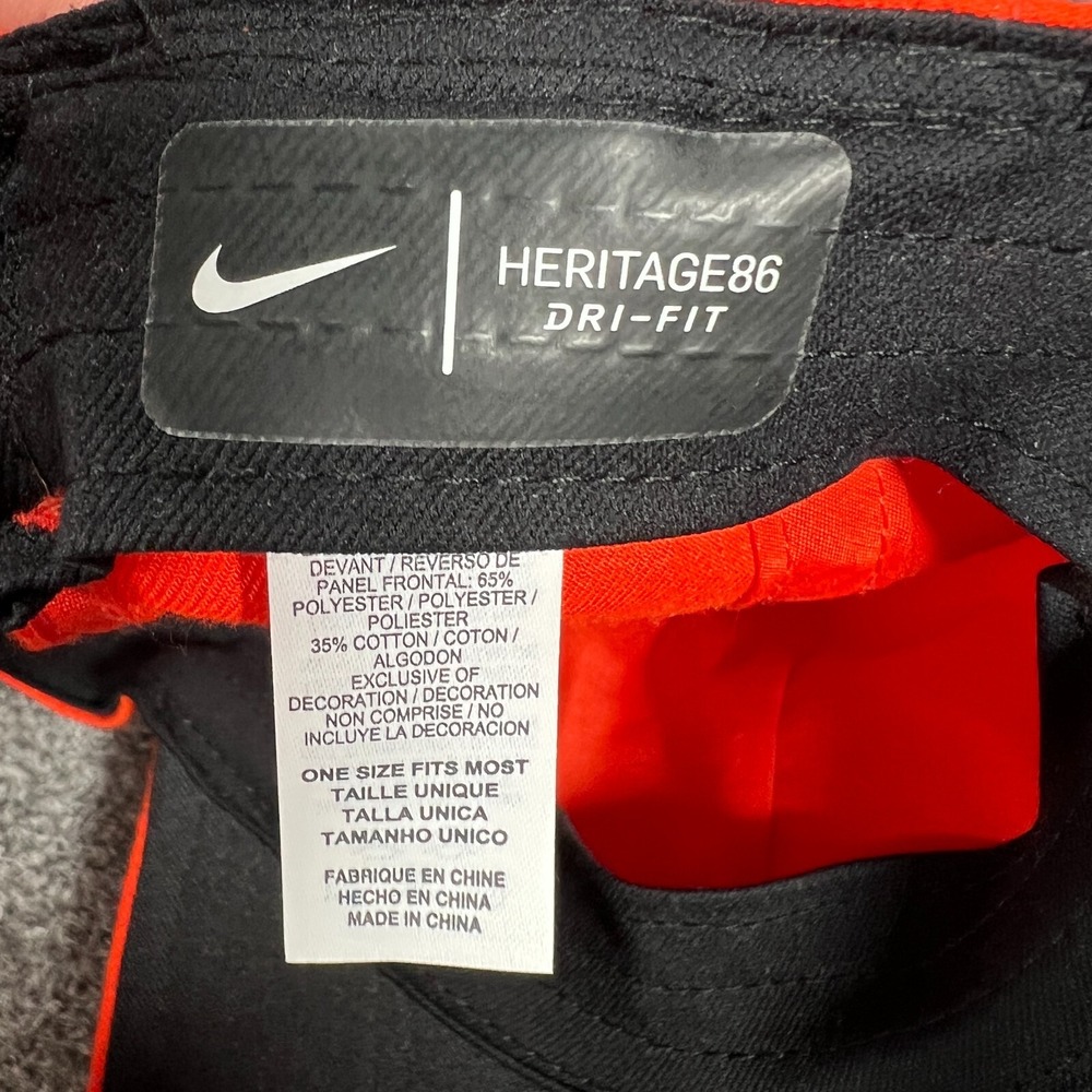 Oklahoma State Cowboys Hat Cap Nike Heritage86 Orange Strapback OSFM NCAA Big 12 - Picture 2 of 10